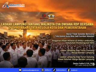 Masalah Banjir Tak Kunjung Usai, Laskar Lampung Ultimatum Walikota Eva Dwiana