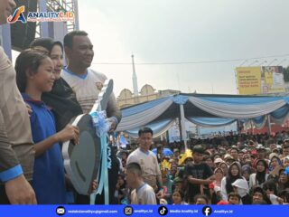 Ribuan Warga Padati Tugu Adipura, Semarakkan Jalan Sehat HUT ke-344 Kota Bandar Lampung