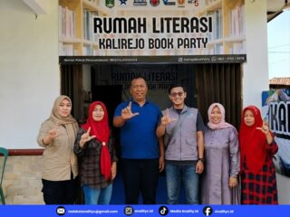 Plt. Bupati Lampung Tengah Kunjungi Rumah Literasi Kalirejo Book Party, Tegaskan Literasi sebagai Fondasi Pembangunan Daerah