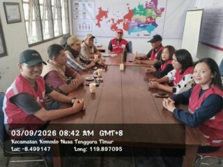 DPP Relawan PRANTARA Indonesia Serahkan Bantuan Logistik Gempa NTT melalui PMI Manggarai Barat