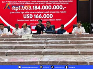 Kejagung Sita Rp1,003 Triliun dan USD 166 Ribu dari PT PSMI dalam Kasus Dugaan Korupsi Kawasan Hutan Lampung